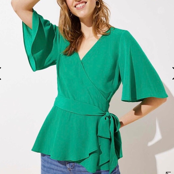 LOFT Tops - Petite Wrap Top